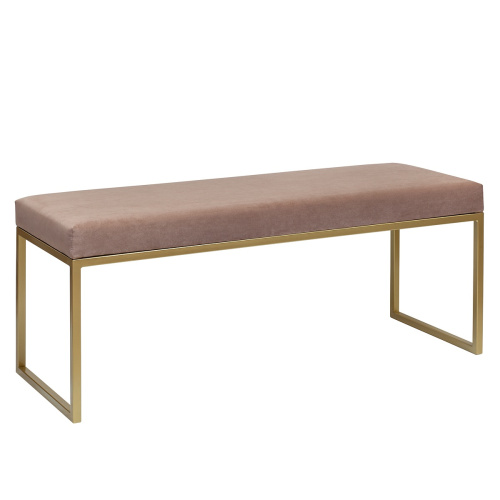 Банкетка ALBA, золотая, Mocco, 110*40*45 фото 2