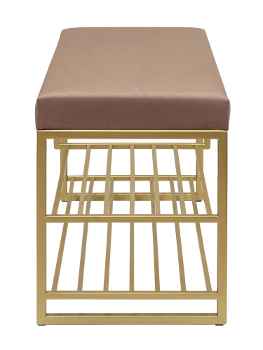 Обувница GARDA PLUS, золотая, Mocco, 85*40*52 фото 8