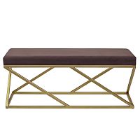 Банкетка ZUMA, золотая, Kashtan, 110*40*45