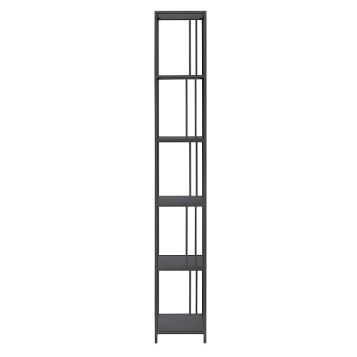 Стеллаж SOHO MINI, черный, ЛДСП Бетон темный, 45*30*195 фото 11
