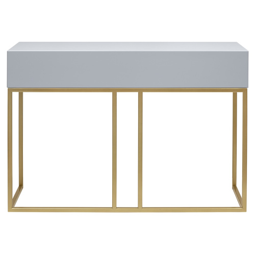 Консоль VERONA, золотая, МДФ Pearl Grey, 112*40*78 фото 7