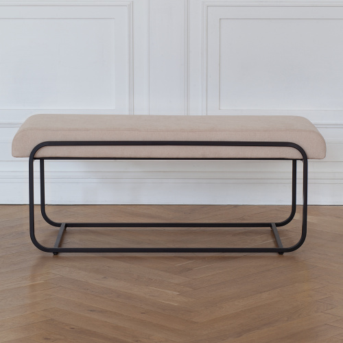 Банкетка SIENA, черная, CHAMPAGNE, 108*42*44