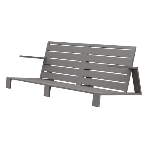 Набор садовой мебели KORFU / 2 предмета: диван, столик / серый (S2A) фото 12