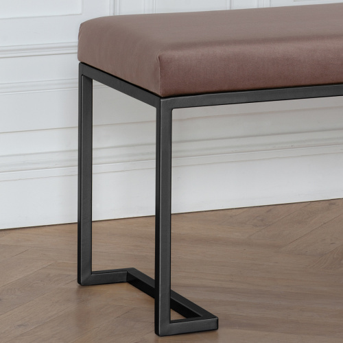 Банкетка OMEGA, черная, Mocco, 110*40*45 фото 3