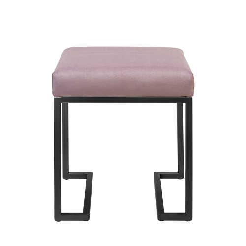 Пуф OMEGA, черный, Dusty Pink фото 6