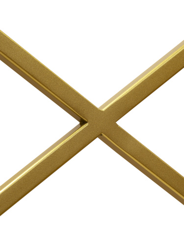 Стеллаж KARIN, золотой каркас сталь, полки керамика, 1750х550х300 фото 10