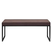 Банкетка ALBA, черная, Kashtan, 110*40*45