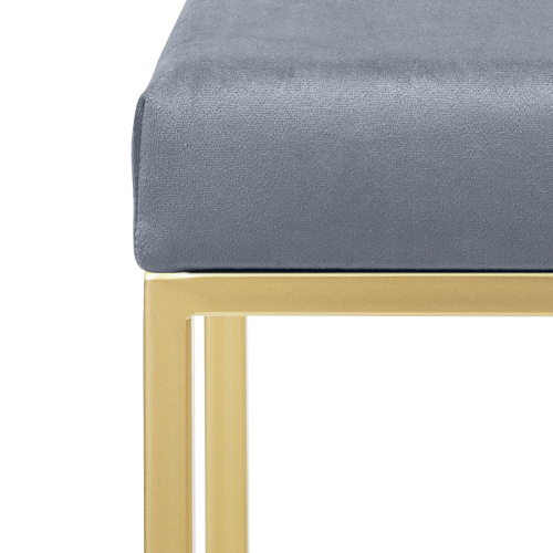 Пуф OMEGA, золотой, Light Blue, 40*40*47 фото 4