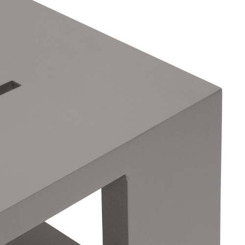 Стол уличный журнальный KORFU, алюминий LAVA фото 17