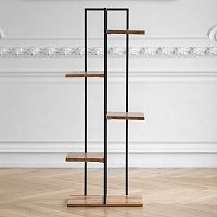 Cтеллаж Loft 6 MAX, черный, 31,5*50*130