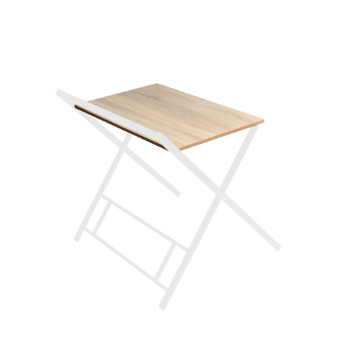 Стол складной компьютерный 80 см, дуб бардолино фото 2