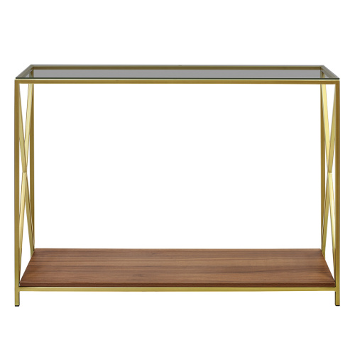 Консоль GARDA, столешница стекло, полка ЛДСП фото 8