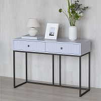 Консоль VERONA, черная, МДФ Pearl Grey