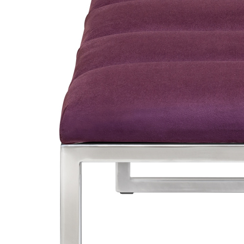 Банкетка ALBA, н/ж сталь, Marsala, Bulon, 110*40*43,5 фото 7