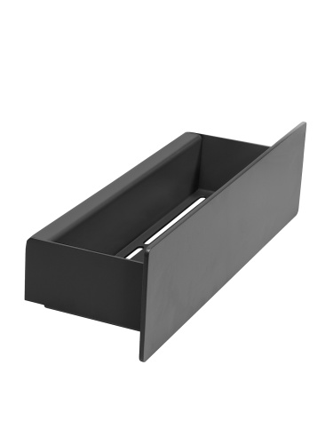 Полка для ванной комнаты CASA, 30 см, нерж. сталь, черная фото 5