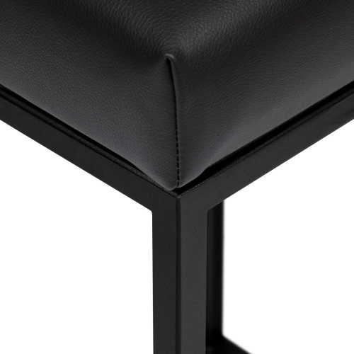 Стул полубарный SOHO, черный, экокожа Black фото 8