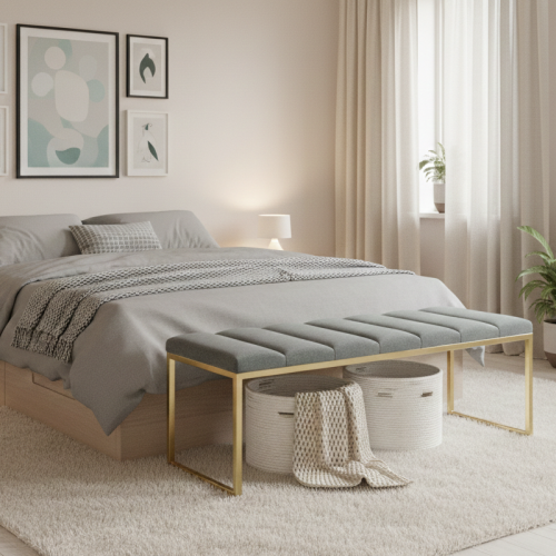 Банкетка ALBA, золотая, Titan, Bulon фото 3