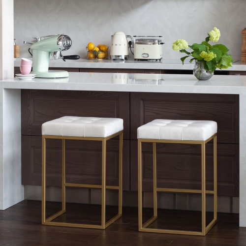 Стул полубарный SOHO, золотой, Ivory фото 6