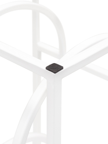 Подставка для 2 бутылок со столиком, белая фото 7