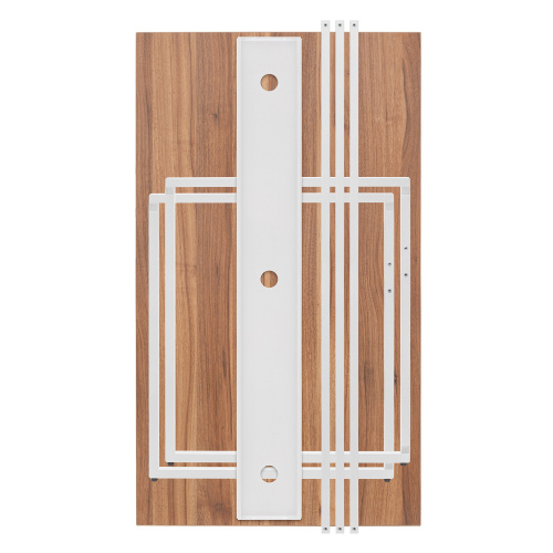 Стол письменный Rimini, белый, ЛДСП Орех, 120*65*75 фото 15