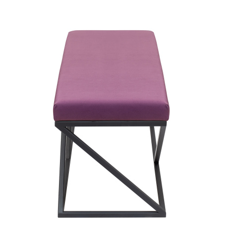 Банкетка ZUMA, черная, Marsala, 110*40*45 фото 5