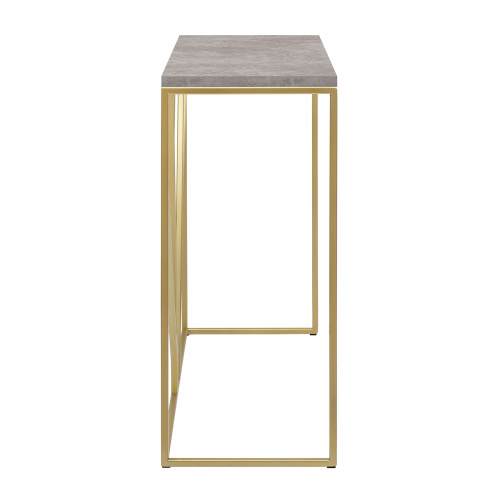 Консоль EVA, золотая, ЛДСП Аренария, 100*35*83 фото 8