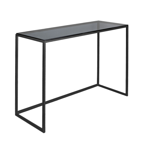 Консоль TORI, черная/стекло, 110*40*82 фото 7