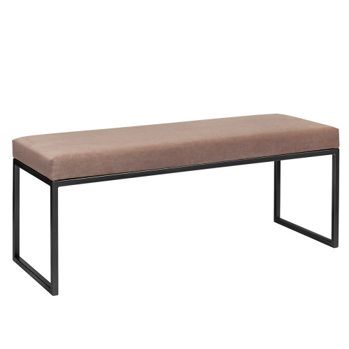 Банкетка ALBA, черная, Mocco, 110*40*45 фото 3