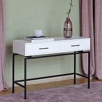 Консоль KARIN, черная, МДФ SNOW WHITE