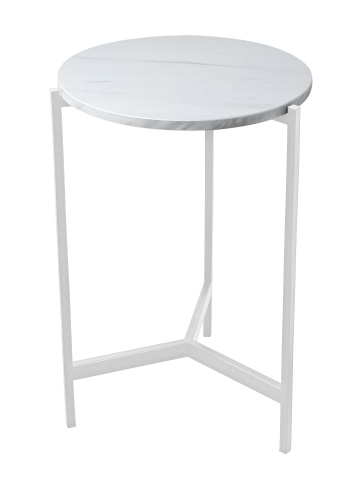 Столик кофейный ODRI, белый/ЛДСП, 43,5*43,5*60,5 фото 5