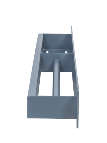 Полка настенная с полотенцедержателем CASA, 71 см, серая, правая фото 2