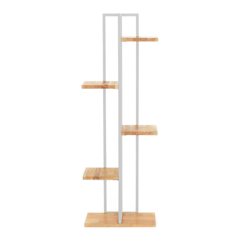 Стеллаж-подставка для цветов Loft 6, белый фото 2