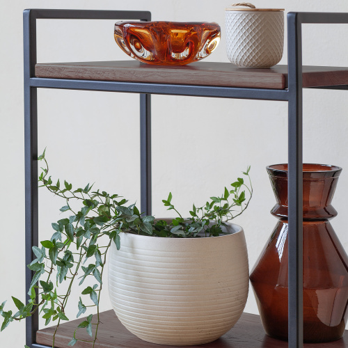 Стеллаж ALTO, черный, ЛДСП Орех, 45*30*145 фото 3