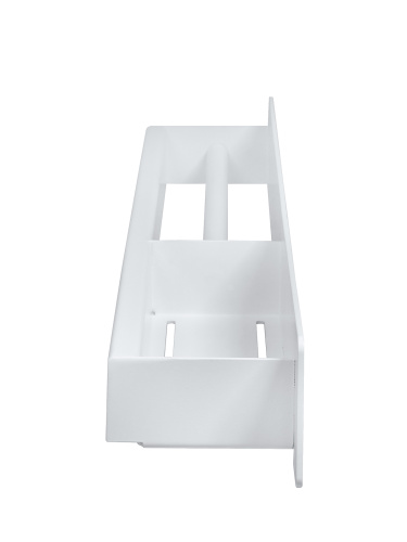 Полка настенная с полотенцедержателем CASA, 71 см, белая, правая фото 2