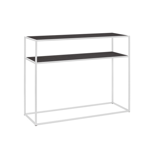 Консоль SKANDI, белая, ЛДСП черный, 100*35*81 фото 7