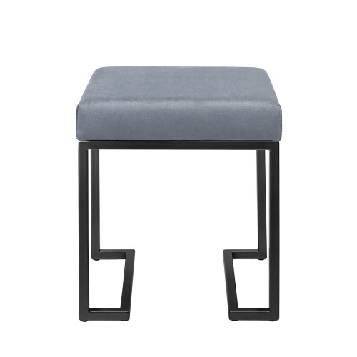 Пуф OMEGA, черный, Light Blue, 40*40*47 фото 2