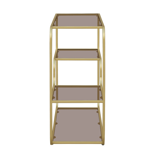 Консоль SIENA, золотая, бронзовое стекло фото 5