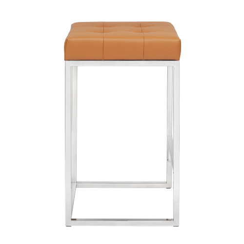 Стул полубарный SOHO, н/ж сталь, экокожа Foxy фото 6