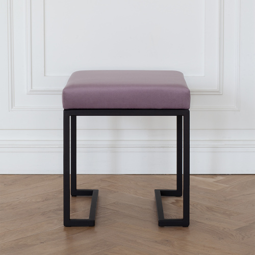 Пуф OMEGA, черный, Dusty Pink фото 2