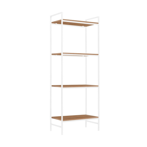Стеллаж ALTO, белый, ЛДСП Робиния