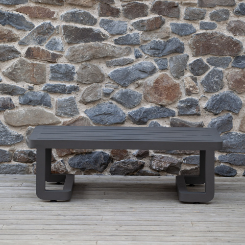 Стол уличный журнальный AMALFI, каркас алюминий цвет LAVA