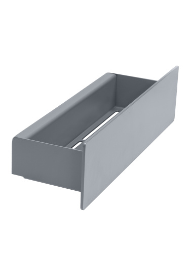 Полка для ванной комнаты CASA, 30 см, нерж. сталь, серая фото 4