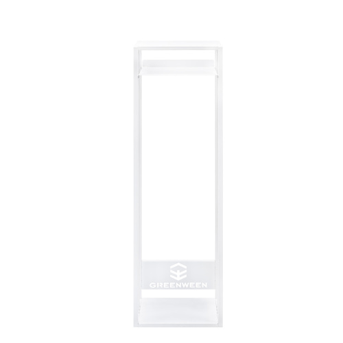 Дровница CAPRI с полкой, белая, столешница металл, 40*30*134 фото 8