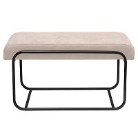 Банкетка SIENA MINI, черная, CHAMPAGNE, 81*42*44