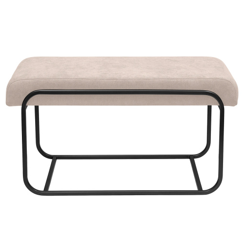 Банкетка SIENA MINI, черная, CHAMPAGNE, 81*42*44