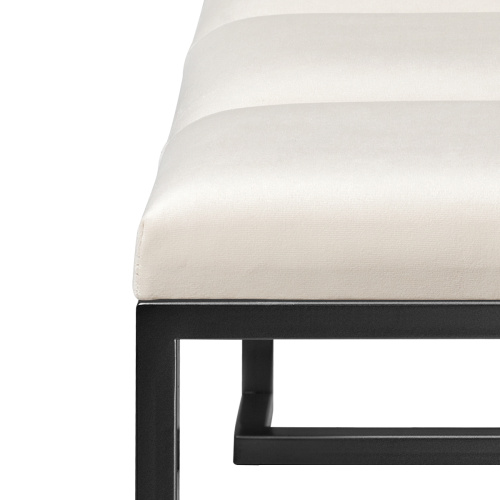 Банкетка OMEGA MINI, черная, Ivory, Bulon, 85*40*43,5 фото 5