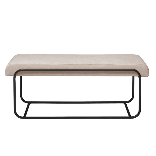 Банкетка SIENA, черная, CHAMPAGNE, 108*42*44 фото 4