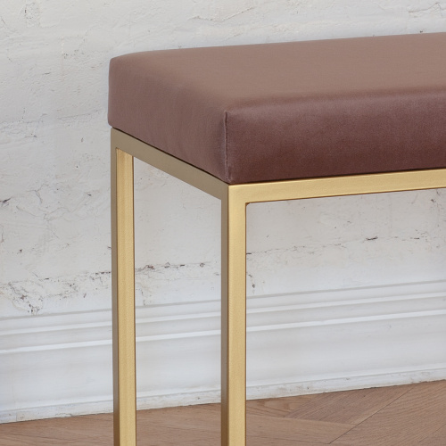 Банкетка ALBA SMART, золотая, Mocco, 65*35*45 фото 3