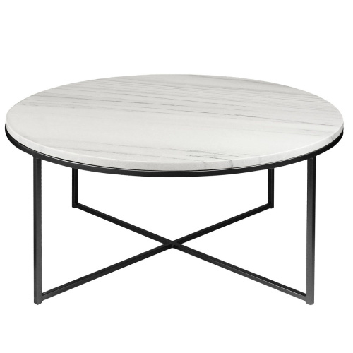 Столик журнальный LUNA, черный, 90*90*45