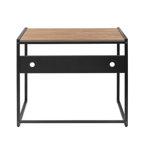 Стол письменный Rimini, черный, ЛДСП Дуб Канзас, 90*65*75 фото 13